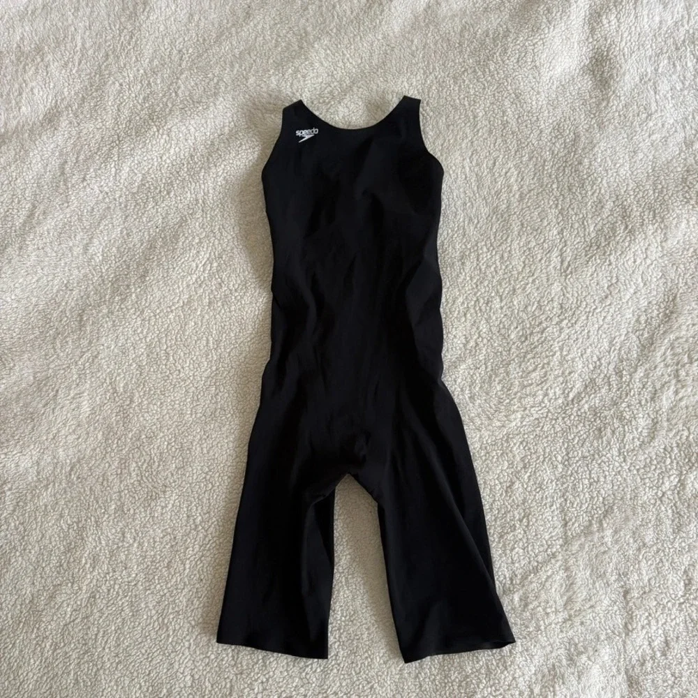 Speedo Kneeskin Fina AQ skinsuit unitard Suit Sports Triathlon skin suit size 24
